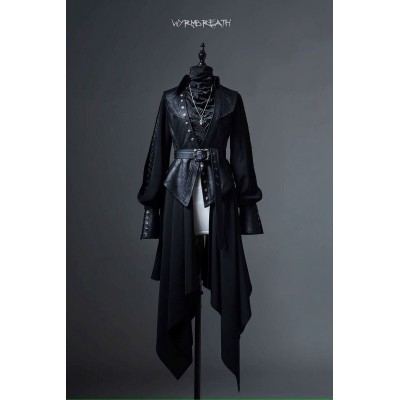 Lilith House Wyrm Breath Slim Jacket with Side Veils(Reservation/Full Payment Without Shipping)